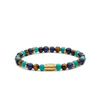 Bracelet Antracite King in Semiprecious stones BK08 GUGGENHEIM - BK08 GUGGENHEIM